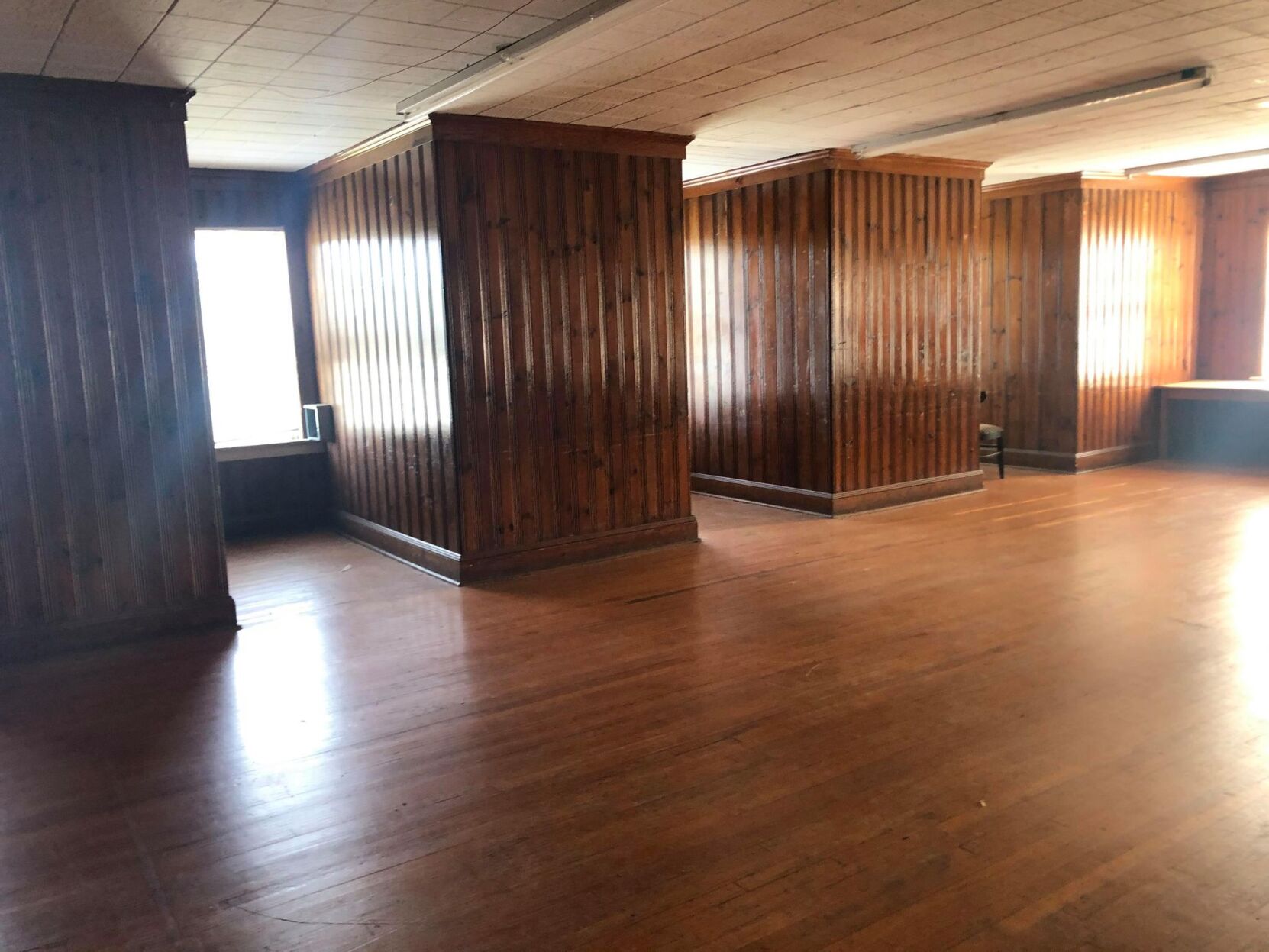 Fieldale Recreation Center third floor windows
